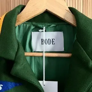 【関税込み】Bode グリーン Sophomore ジャケット Bode: グリーン Sophomore ジャケット | SSENSE 日本